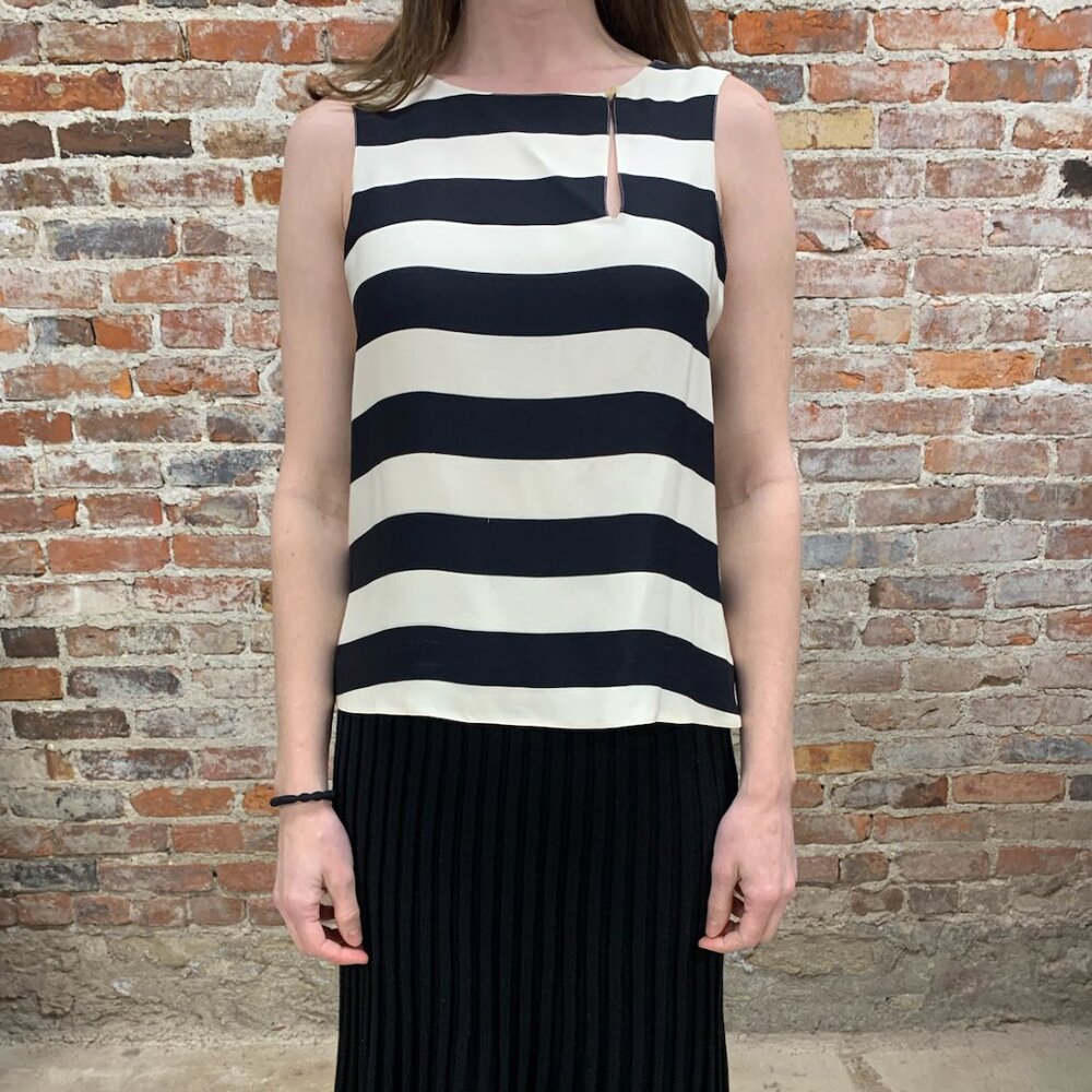 Striped Giorgio Armani Tank Top